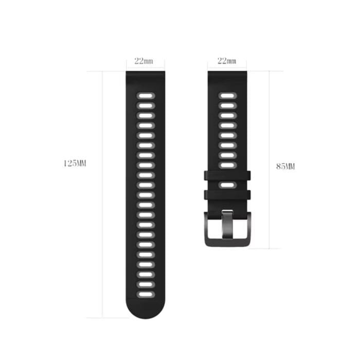 22mm Two tone Silicone Watch Strap GenArc Sri Lanka Cover 03