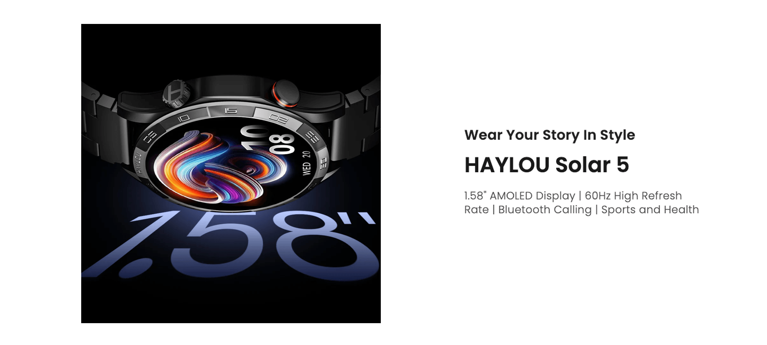 Haylou Solar 5 Smartwatch GenArc Sri Lanka Banner 01