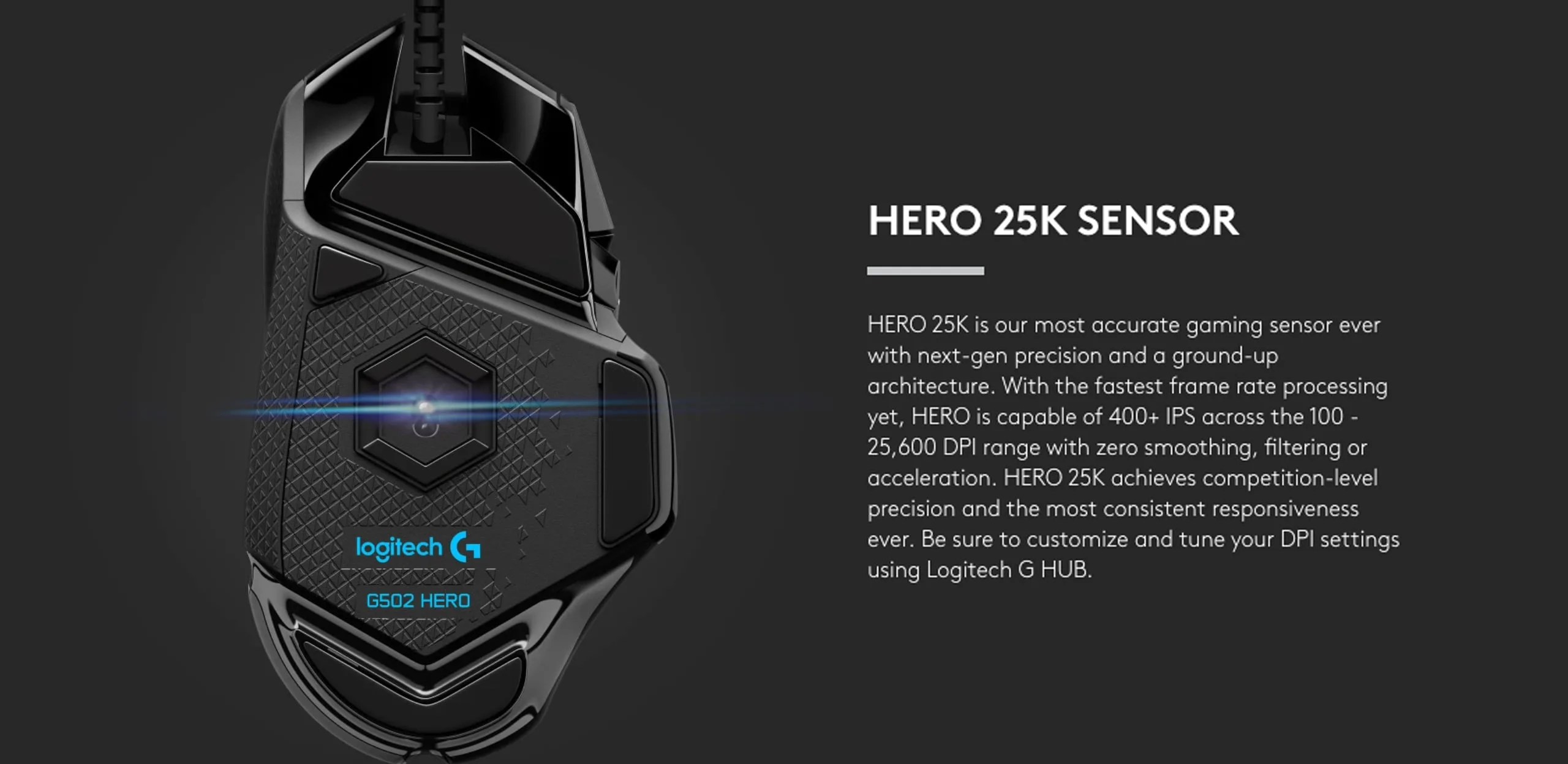 Logitech G502 HERO Wired Gaming Mouse GenArc Sri Lanka Banner 02 Logitech G502 HERO Wired Gaming Mouse GenArc Sri Lanka Banner 02