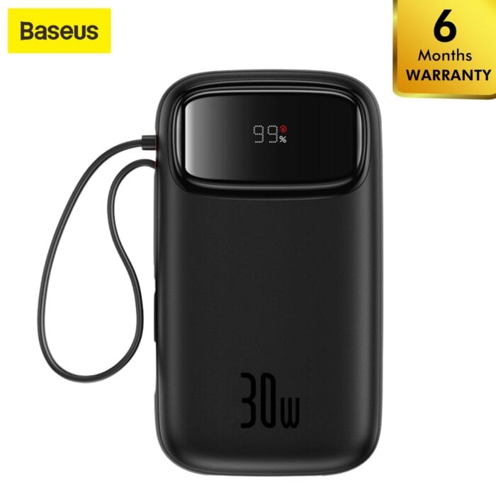 Baseus Qpow2 20000mAh 30W Dual Cable Fast Charge Power Bank GenArc Sri Lanka Cover (0)