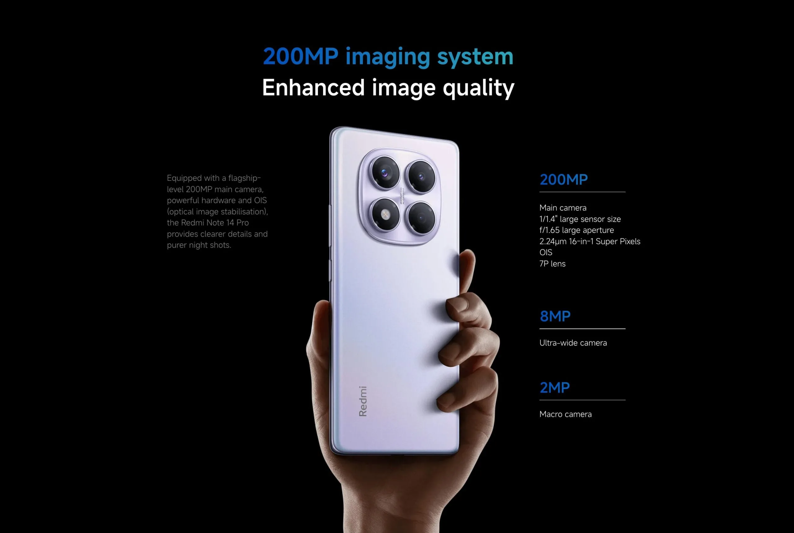 Xiaomi Redmi Note 14 Pro 4G 8GB RAM 256GB GenArc Sri Lanka Banner 03