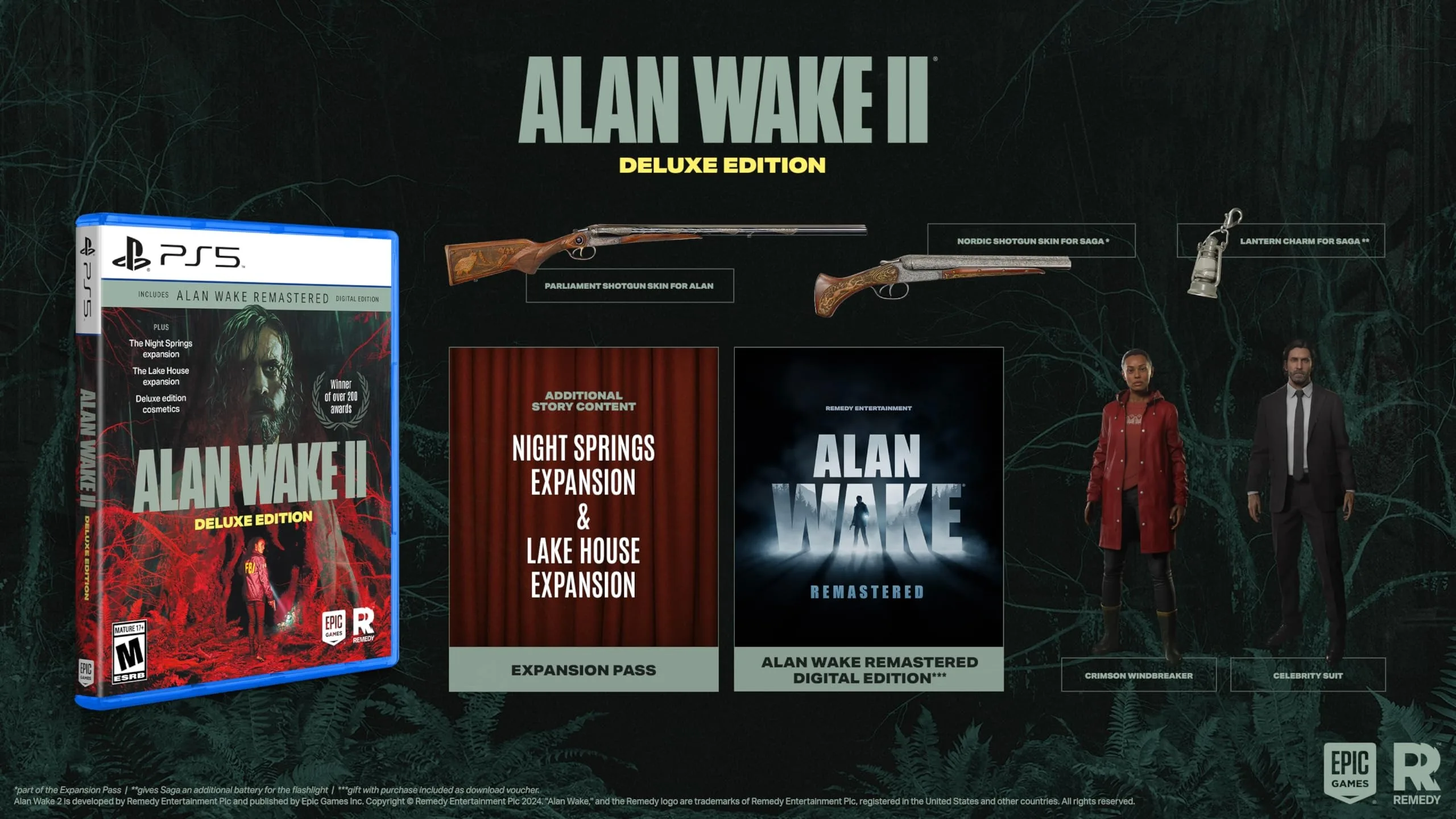 Alan Wake 2 Deluxe Edition PS5 GenArc Sri Lanka Cover (3)