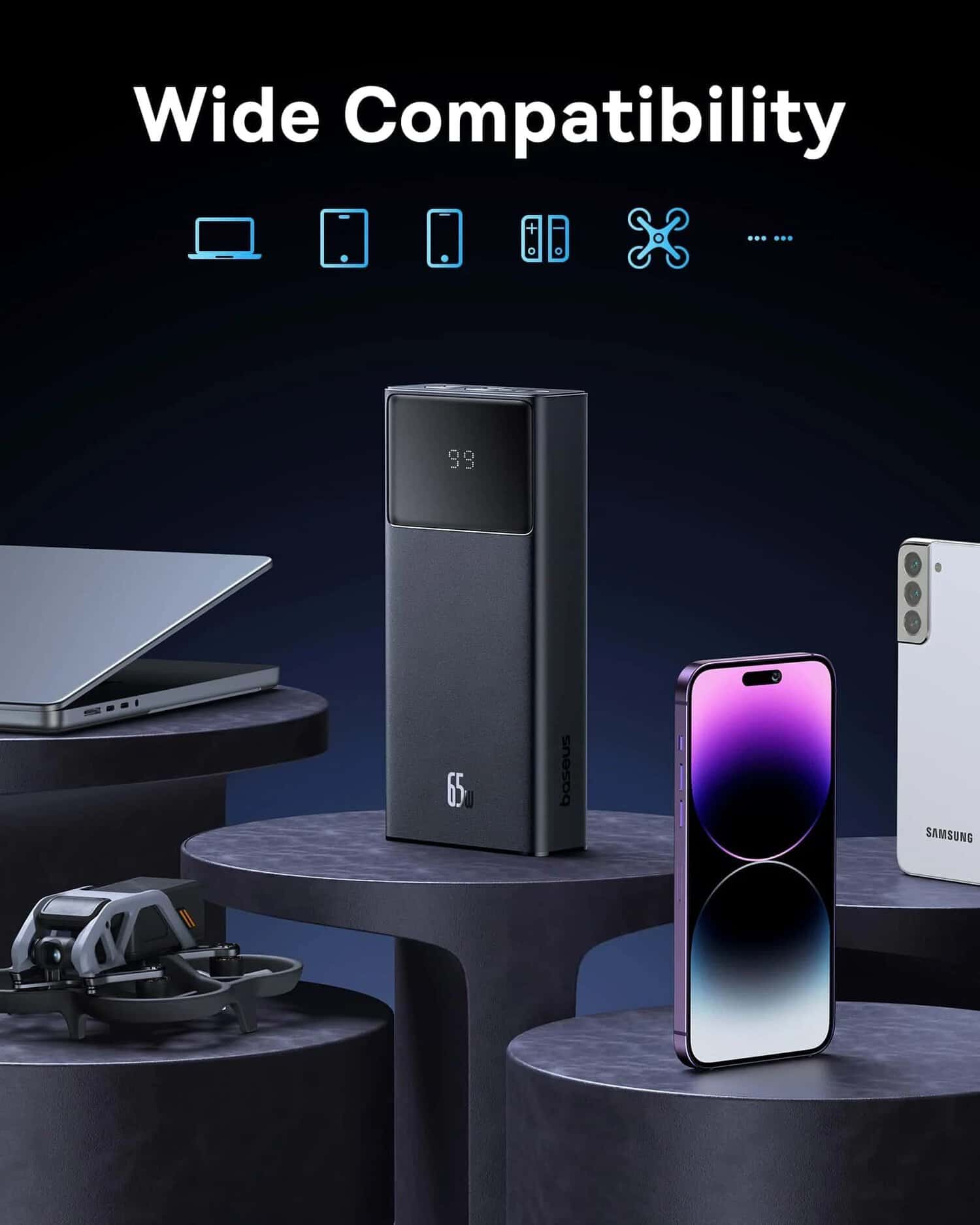 Baseus 20000mAh 65W Star Lord Power Bank GenArc Sri Lanka Banner 1