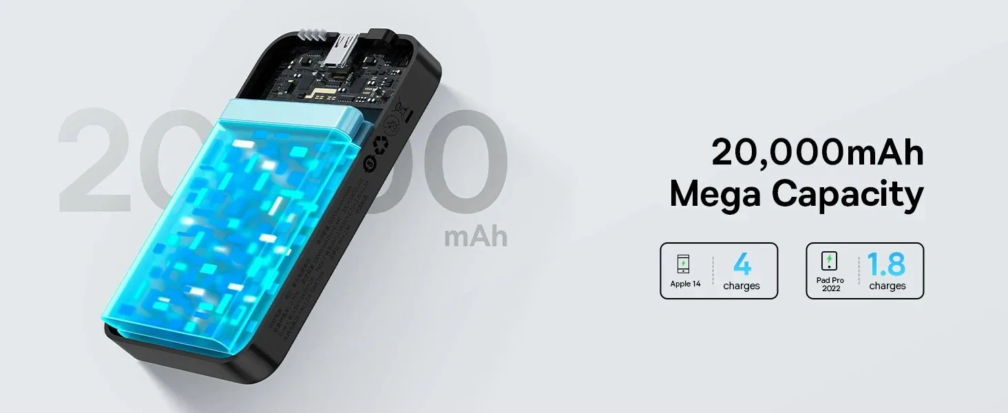 Baseus Wireless 20000mAh 20W Magnetic Mini Power Bank GenArc Sri Lanka Banner 5