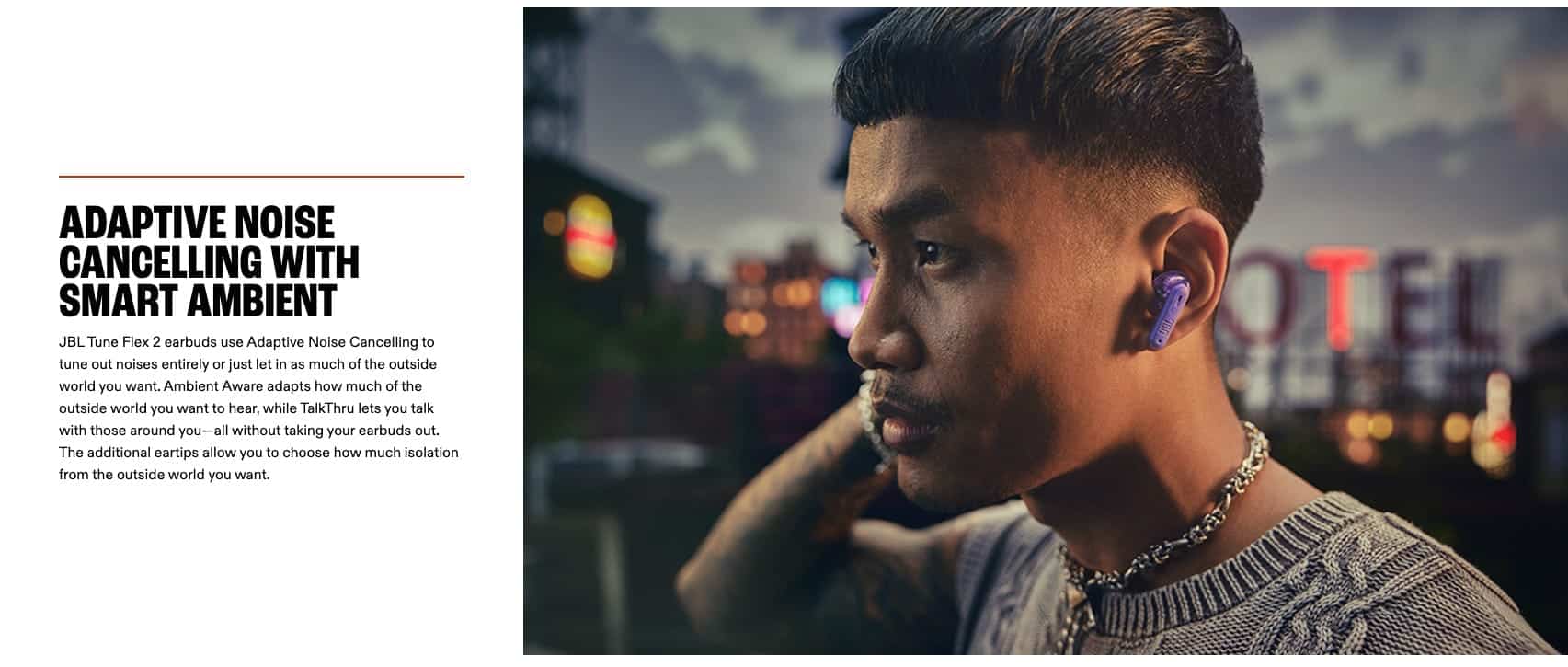 JBL Tune Flex 2 Ghost Edition True Wireless Noise Cancelling Earbuds GenArc Sri Lanka Cover 4