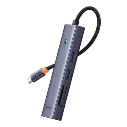 Baseus 7 Port HUB Flite Series Docking Station Space Grey baseuscolombo 12