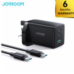 Joyroom GaN Ultra 65W 2C1A Fast Charger with 100W Type C to Type C Cable (TCG01)