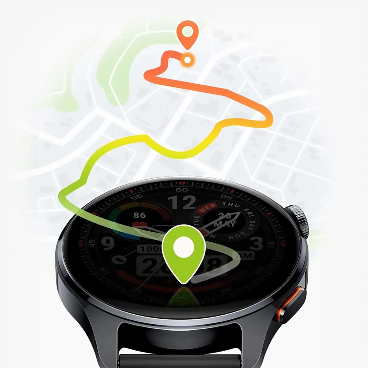 Haylou Watch 4S GPS Smartwatch Black GenArc Sri Lanka Cover 05