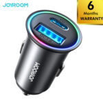 Joyroom 60W Mini Metal Fast Car Charger Black GenArc Sri Lanka Cover 01