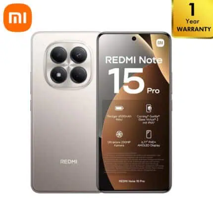 Xiaomi Redmi Note 15 Pro 4G 8GB 256GB Titanium GenArc Sri Lanka Cover 01
