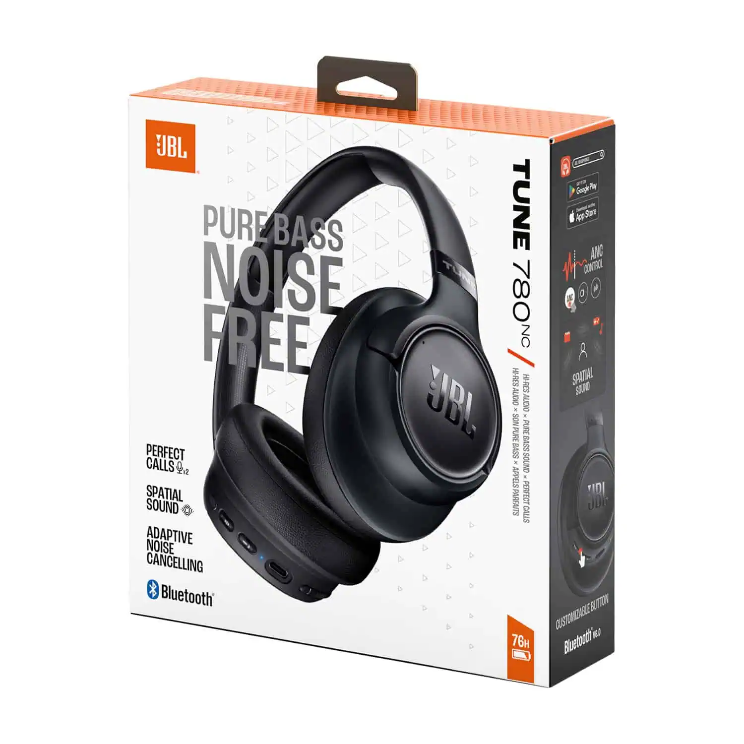 JBL Tune 780NC Wireless Noise Cancelling Headphones Black GenArc Sri Lanka Cover 06